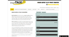 Desktop Screenshot of booktaximadrid.com
